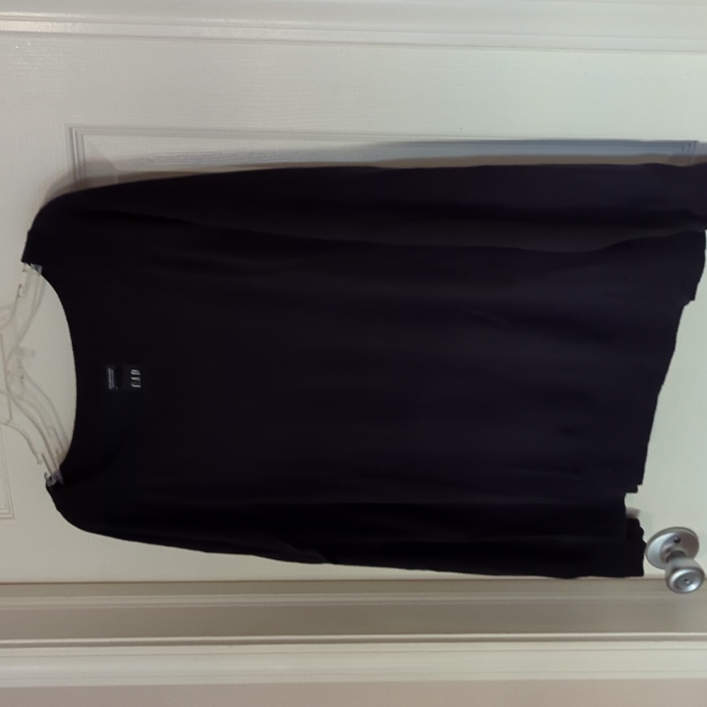 NEW GAP NAVY BLUE 100% MERINO WOOL LARGE PULLOVER SWEATER - Picture 4 of 8